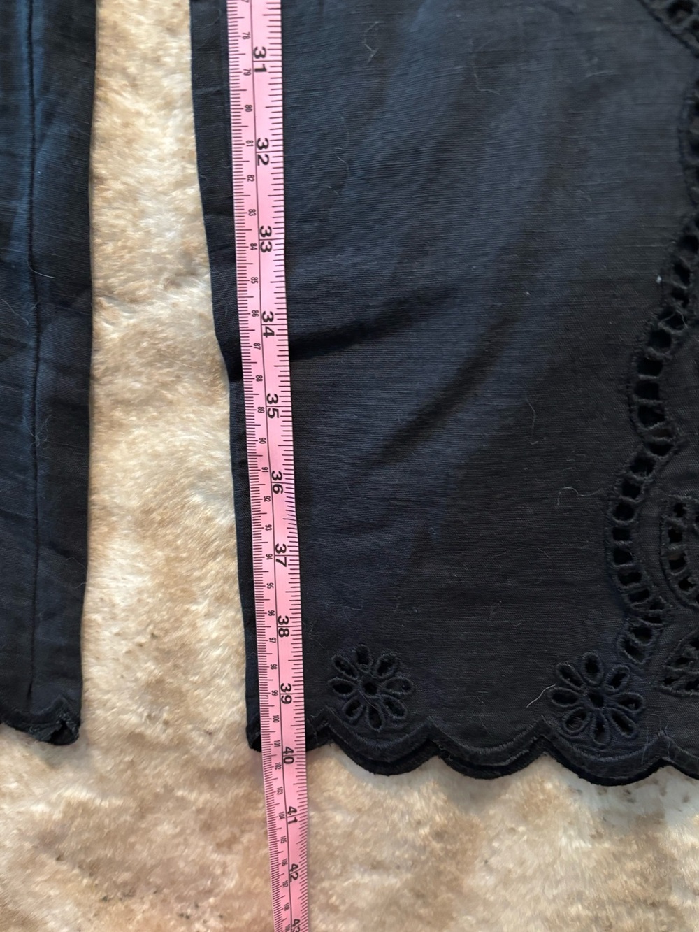 Sézane - Fausto Trousers - Size 2/34 - Black Embroidery - Picture 10 of 12